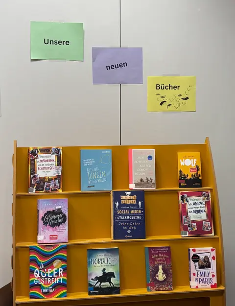 Neue Büecher in der Schülerbücherei