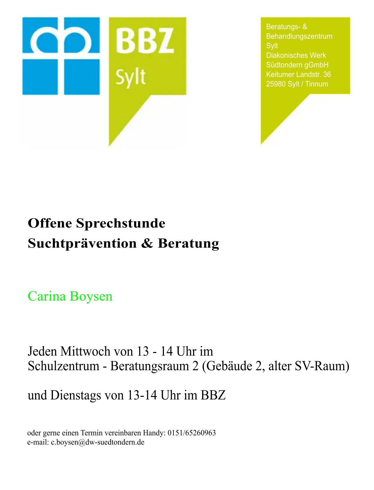 Sprechstunde