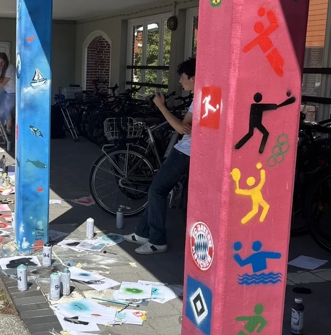 Streetart trifft auf Beton